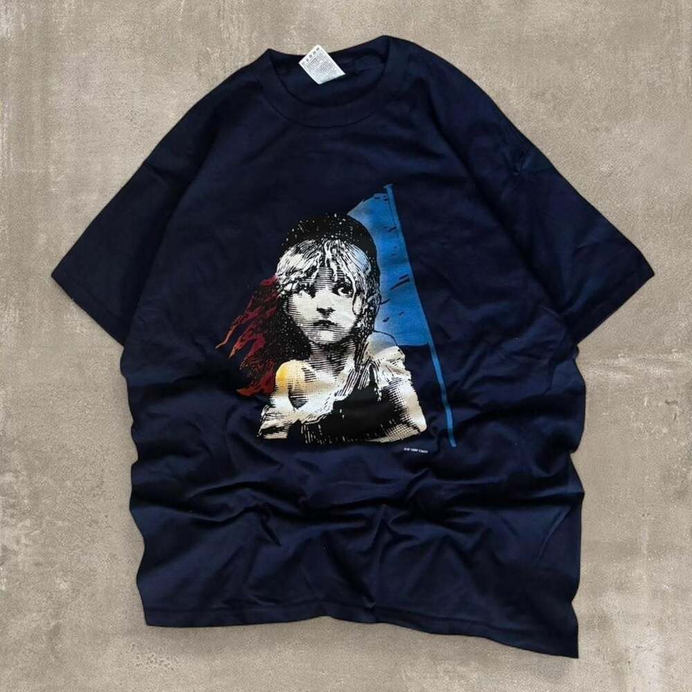 Vintage Les Misérables Broadway Musical Graphic T-Shirt